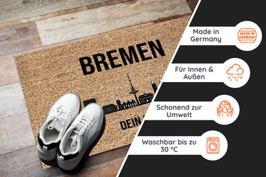 Fußmatte Bremen Skyline